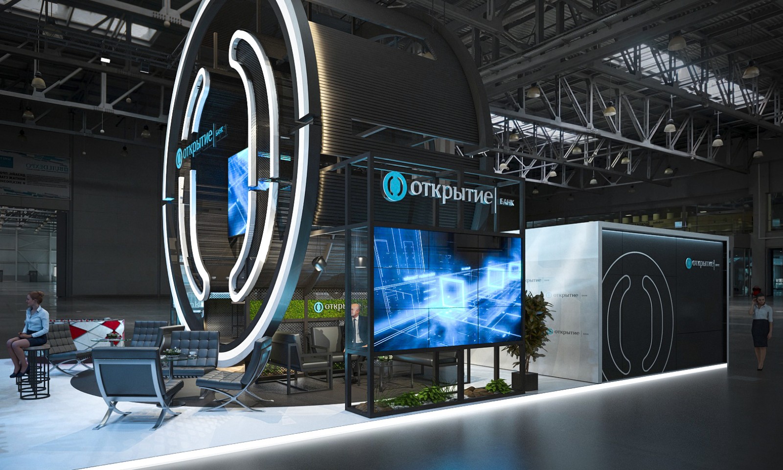 OTKPbITNE展臺(tái)搭建設(shè)計(jì)